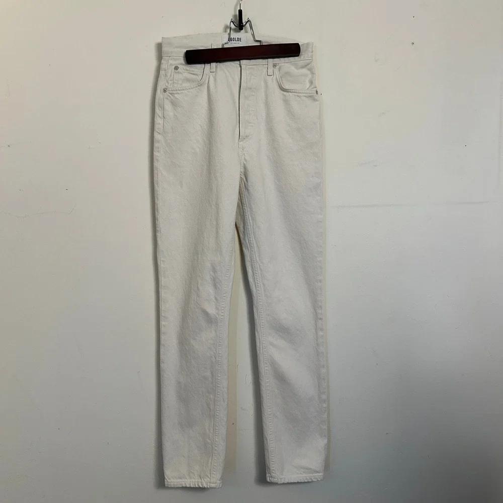 AGOLDE Remy Straight Leg Jeans‎ Off White 27